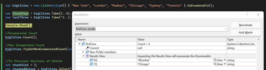 Awesome Linq Features in dotNet 